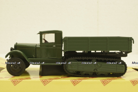 Зис-22, бортовой, зеленый, Н217, Наш Автопром 1:43