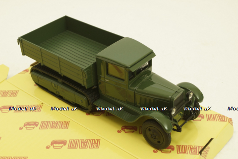 Зис-22, бортовой, зеленый, Н217, Наш Автопром 1:43