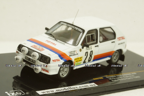 Citroen Visa Chrono WRC #28 Rally Monte Carlo 1983, RAC129, IXO 1:43