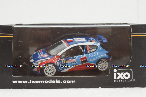 Peugeot 207 WRC #8 Rally Monte Carlo 2009, RAM367, IXO 1:43
