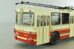 ЗИУ-10 троллейбус сочленённый 1978, бел/красн, SSM4052, SSM 1:43