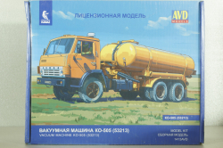 КО-505(53213) Вакуумная машина на шасси Камаз-53213, сборная модель 1413AVD, AVD 1:43
