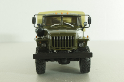 Урал-4320-31 бортовой с тентом, хаки, АвтоИстория 1:43