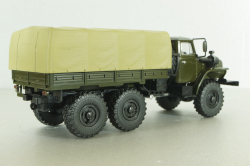 Урал-4320-31 бортовой с тентом, хаки, АвтоИстория 1:43