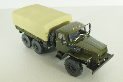 Урал-4320-31 бортовой с тентом, хаки, АвтоИстория 1:43