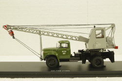 АК-75В (ЗИЛ-130) Автокран, хаки/серый, SSM1099, SSM 1:43