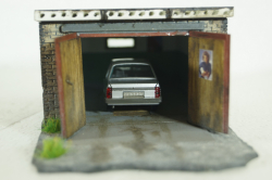 Диорама Гараж , Modellux 1:43