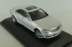 Mercedes S 63 AMG (W221) 2008, silver, B66962384, Autoart 1:43
