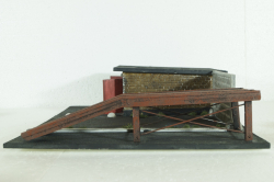 Диорама Гараж c эстакадой , Modellux 1:43