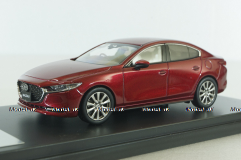 Mazda 3 Sedan 2019 Red, HS259RE, Hi-Story 1:43
