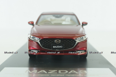 Mazda 3 Sedan 2019 Red, HS259RE, Hi-Story 1:43
