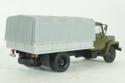 Газ-3309, зеленый/серый, Наши Грузовики 1:43 (конверсия)