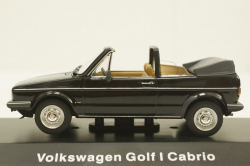 Volkwagen Golf I Cabrio (1979-1993), black, AM004VW, IXO 1:43