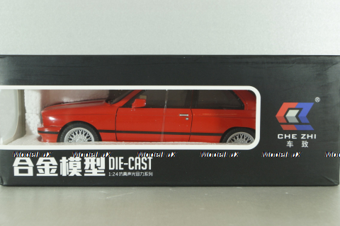 BMW M3 (E30), red, 24982, CHE ZHI 1:24