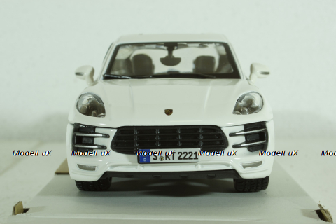 Porsche Macan 2013, white, BU21077W, Burago 1:24