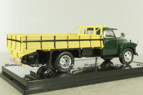 Chevrolet 6400 flatbed truck 1949, dark green/yellow, WB276T, WhiteBox 1:43