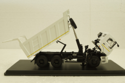 Камаз-6520, белый, самосвал 3-х осный, SSM1250, SSM 1:43