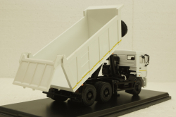 Камаз-6520, белый, самосвал 3-х осный, SSM1250, SSM 1:43