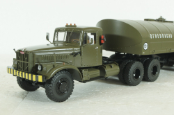 КрАЗ-258 с полуприцепом-цистерной ТЗ-22 (хаки), SSM7026, SSM 1:43