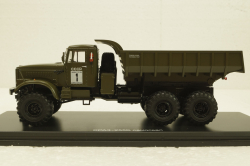 Краз-255Б, самосвал, хаки, SSM1181, SSM 1:43
