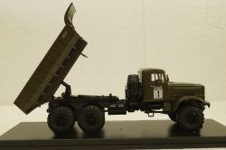 Краз-255Б, самосвал, хаки, SSM1181, SSM 1:43