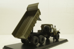 Краз-255Б, самосвал, хаки, SSM1181, SSM 1:43