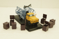 Газ-53 Контейнерный мусоровоз М-30 (ранний), SSM1333, SSM 1:43