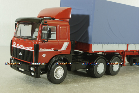 Маз-6422 с полуприцепом Маз-9758  Совтрансавто, SSM7042, SSM 1:43 Уценка!