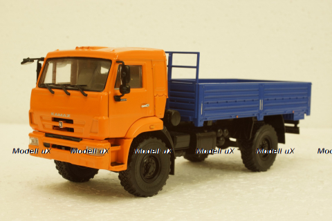 Камаз-43502 бортовой, рыжий, АвтоИстория 1:43