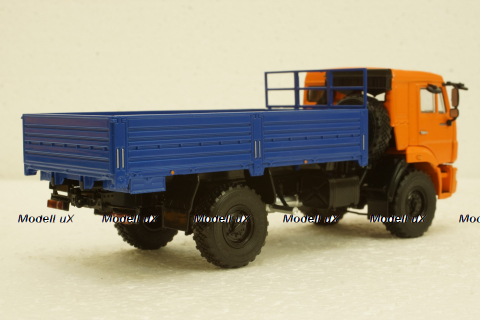 Камаз-43502 бортовой, рыжий, АвтоИстория 1:43