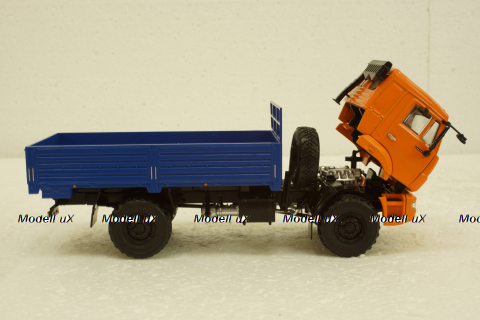 Камаз-43502 бортовой, рыжий, АвтоИстория 1:43