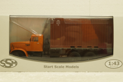 Краз-257Б1, контейнеровоз, SSM1148, SSM 1:43