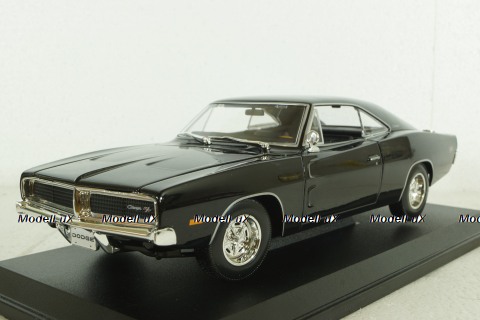 Dodge Charger R/T year 1969 black, 531387B, Maisto 1:18