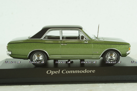 Opel Commodore A, 1970, green metallic, 940046160, Maxichamps 1:43