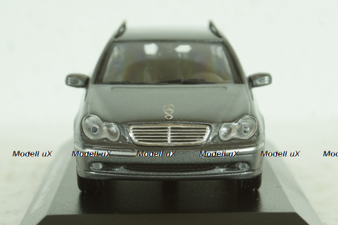 Mercedes C220 T-Model (S203), 2001, Mercedes C-Class, grey metallic, 940030110, Maxichamps 1:43