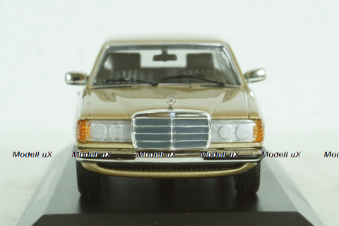 Mercedes 230E (W123), 1982, Mercedes E-Class Gold Metallic, 940032205, Maxichamps 1:43