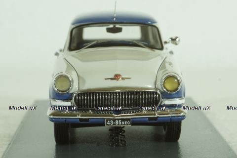 Газ-М22  Волга 1960, бело/синяя, 43805, NEO 1:43 