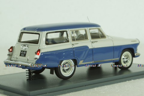 Газ-М22  Волга 1960, бело/синяя, 43805, NEO 1:43 