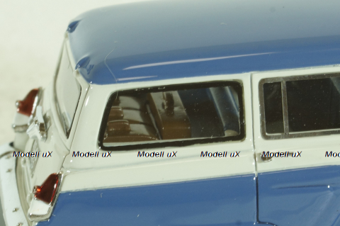 Газ-М22  Волга 1960, бело/синяя, 43805, NEO 1:43 