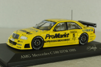 Mercedes С180 'ProMarkt' #5, 1995, Alexander Grau, yellow, 430953305, Minichamps 1:43