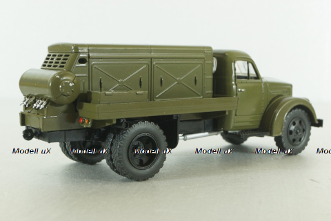 УралЗис-355М, хаки, Легендарные Грузовики СССР №57, 1:43