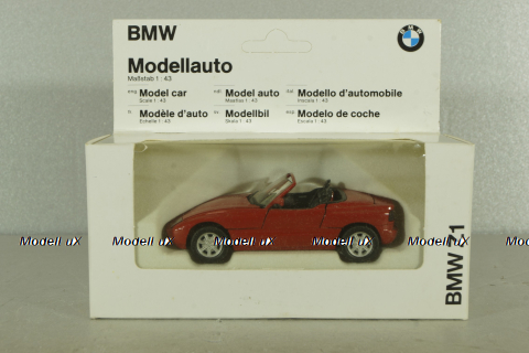 BMW Z1 Roadster 1988, red, 82229417444, Schabak 1:43
