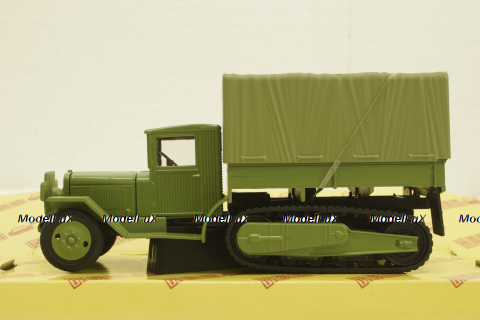 Зис-42М, зеленый с тентом, Н226, Наш Автопром 1:43