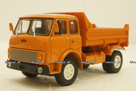 Маз-5549 самосвал, оранжевый, Н759, Наш Автопром 1:43