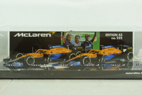 McLaren F1 Team MCL35M, 1-2 Finish Ricciardo/Norris, Italian GP 2021, 532210304, Minichamps 1:43