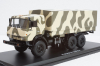 Камаз-53501 Мустанг 6х6 бортовой с тентом 2003, камуфляж, SSM1303, SSM 1:43