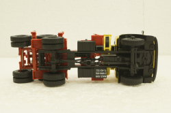 Маз-509, лесовоз, желтый/красный, Н713, Наш Автопром 1:43