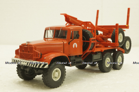 Краз-214Л, красный, Н725, Наш Автопром 1:43