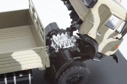 Камаз-53501 Мустанг 6х6 бортовой с тентом 2003, камуфляж, SSM1303, SSM 1:43