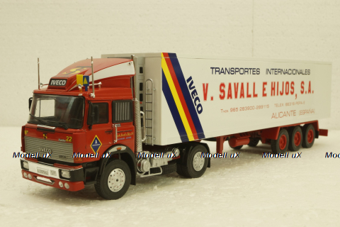 Iveco Turbo 190.38 Special (1983) Transportes Savall, Camiones y Autobuses, Salvat 1:43